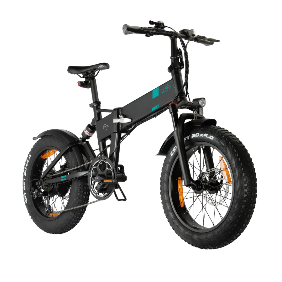 Fiido M21 Fat Tire Electric Bike - Powerful and Versatile E-Bike with Torque Sensor and Hydraulic Coil Sprung Fork for All-Terrain Riding