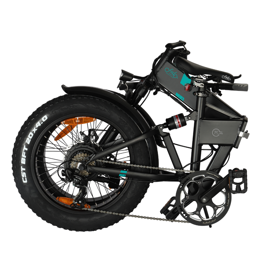 Fiido M21 Fat Tire Electric Bike - Powerful and Versatile E-Bike with Torque Sensor and Hydraulic Coil Sprung Fork for All-Terrain Riding