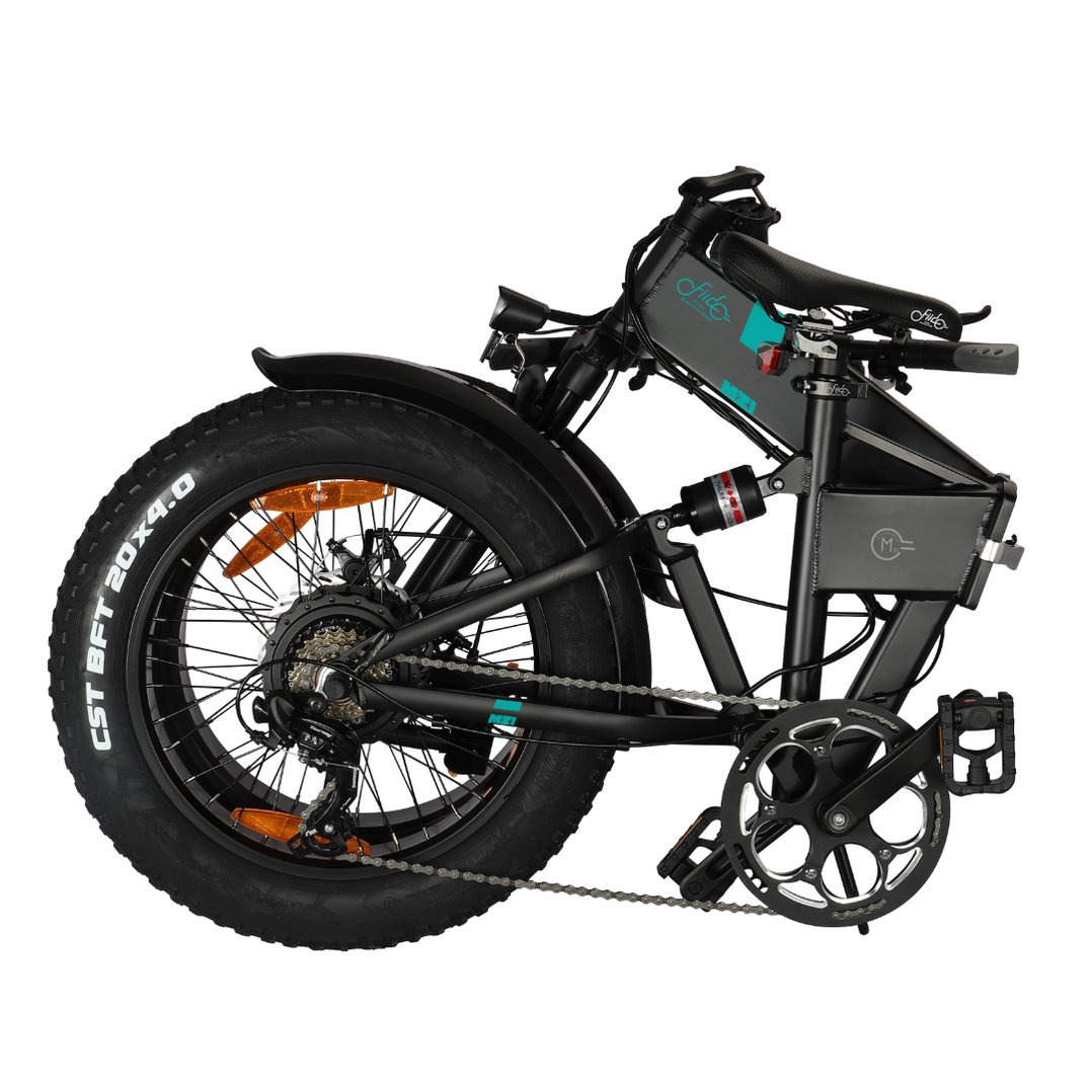 Fiido M21 Fat Tire Electric Bike - Powerful and Versatile E-Bike with Torque Sensor and Hydraulic Coil Sprung Fork for All-Terrain Riding