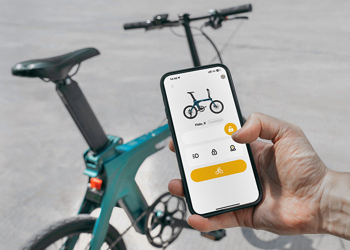 Folding Electric Bike with Torque Sensor - Fiido X: The Award-Winning E-Bike with Anti-Theft Battery Security System for Commuting and Light Adventures