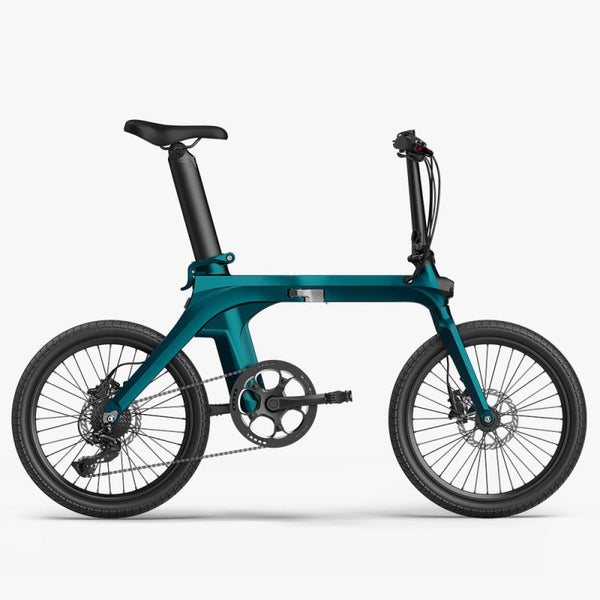 Folding Electric Bike with Torque Sensor - Fiido X: The Award-Winning E-Bike with Anti-Theft Battery Security System for Commuting and Light Adventures