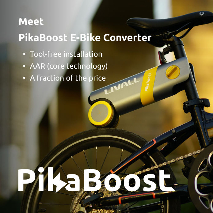 Tool-free Installation, Intelligent Assistance PikaBoost E-bike Conversion Kit