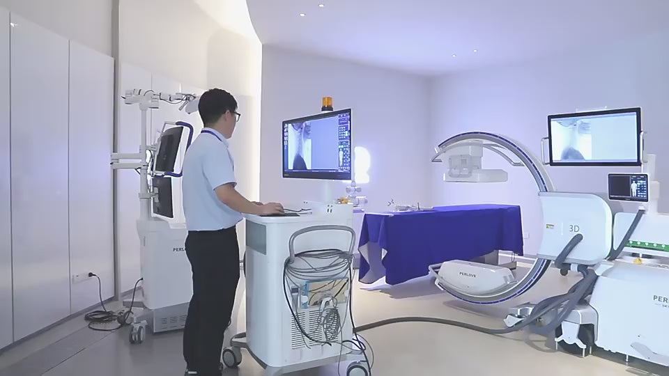 Perlove Medical With Brand new PL300B Surgical navigation robot series mobile x-ray radiotherapy machine