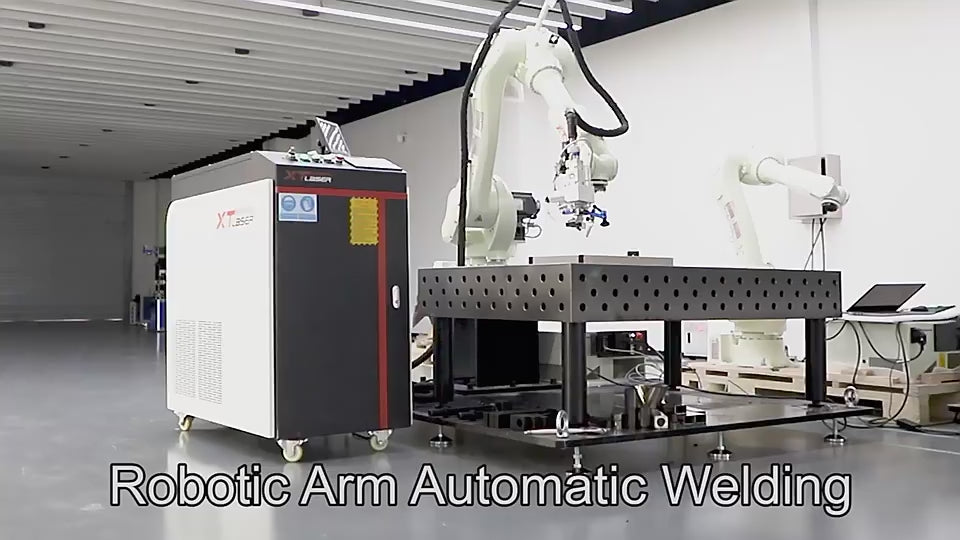 Automatic Robot Arm Laser Welder for Metal Stainless Steel Aluminum Fiber Laser Welder Robotic Laser Welding Machine