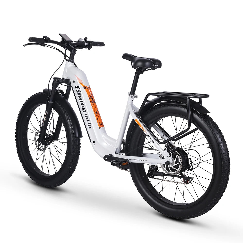 MX06 Mountain Electric Bike 26 Inches Wide Tyres, BAFANG Motor 48V17.5AH Range 60KM, Urban Commuting Shimano 7-speed Men And Women Ebike