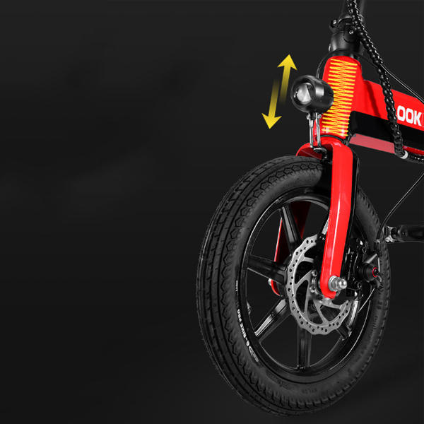 LOOKIS A5 14 Inches Folding Electric Bike 350W Brushless Motor 10.4AH Lithium Battery 25km/h Moped Bicycle Max Load 120kg