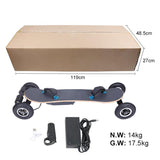 New Electric Skateboard 1650W*2 Motor 40km/h With Remote Control Off Road e scooter Type Battery Electric Scooter