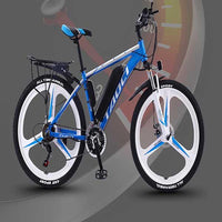 New national standard electric power-assisted variable speed vehicle lithium battery mountain bike adult off-road bicycle pedal city scoote