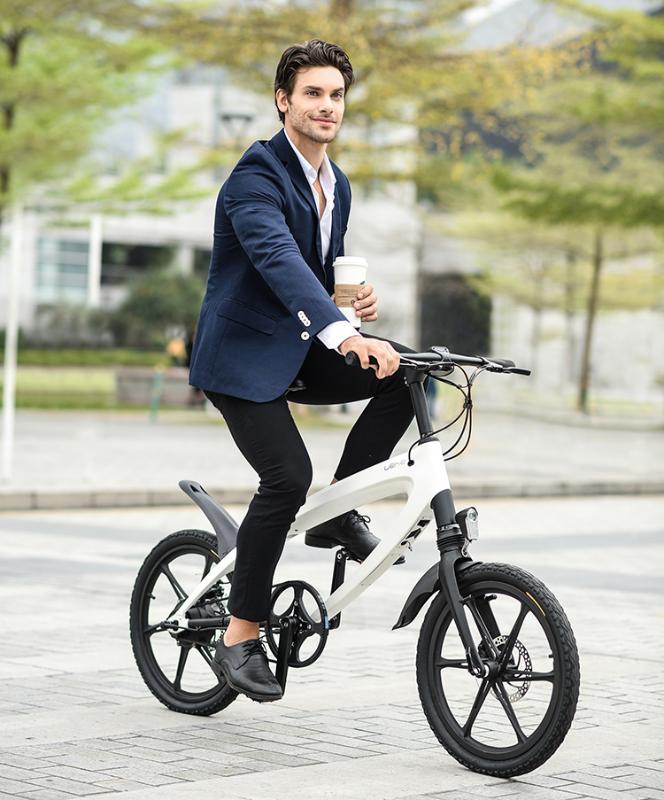 20inch electric bike S1 smart small electric bicycle 36V lithium pedal power cycling city battery scooter pas range 50km ebike