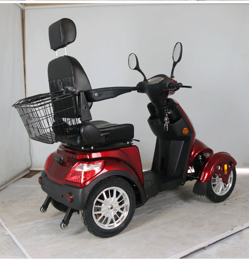 4 wheel electric scooter for disabled or handicapped mobility scooter EEC certify