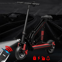 Electric Folding Scooter 36V 500W 23Ah Battery 100KM Mileage With Two Seats Anti-theft