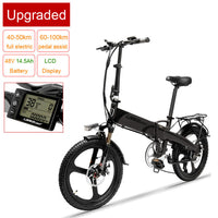 G660 20 Inch Powerful Electric Bicycle, 400W 48V 10.4Ah/14.5Ah Lithium Battery, With LCD Display & Rear Carrier, Dual Disc Brakes