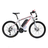 C6 F Electric Bike E Bicycle 26"/27.5"/29" 4.0 inch Fat Tire ebike 350W 48V/10AH Electric Mountain Bicycle with 7 Speeds