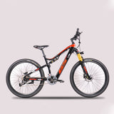 27.5 inch soft tail electric mountain bike air shock absorber front fork off-road bike 48V17AH hidden lithium battery eMTB