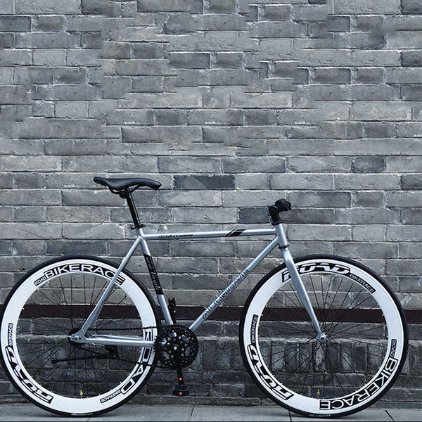 Mountain Road Bike Fixed Gear 26 Inch Single Speed Retro Frame Man and Woman Students Adult Bicycle New