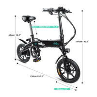 FIIDO D1 Electric Bike, Electric Folding E bike, Suitable For Commuting Electric Folding Bicycle easy-smart-way.myshopify.com