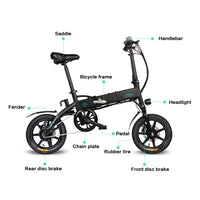 FIIDO D1 Electric Bike, Electric Folding E bike, Suitable For Commuting Electric Folding Bicycle easy-smart-way.myshopify.com