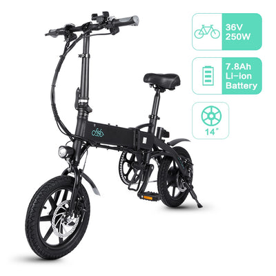 FIIDO D1 Electric Bike, Electric Folding E bike, Suitable For Commuting Electric Folding Bicycle