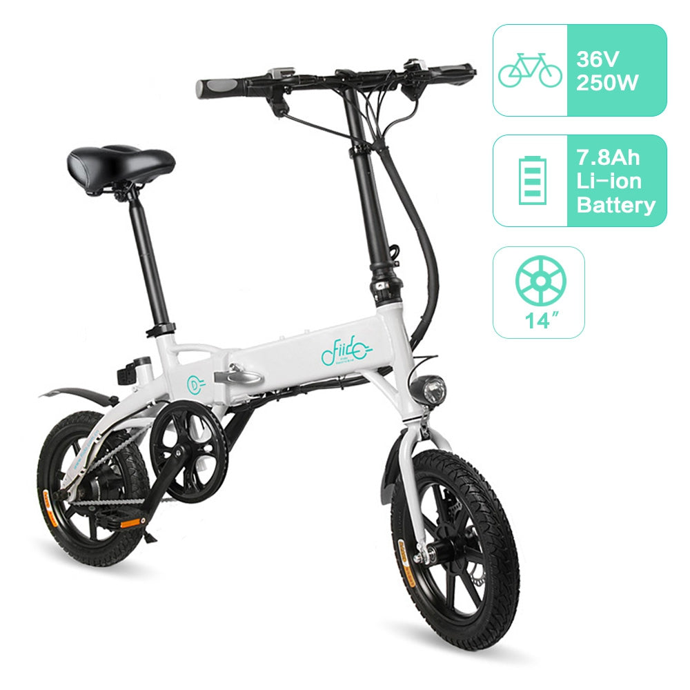 FIIDO D1 Electric Bike, Electric Folding E bike, Suitable For Commuting Electric Folding Bicycle easy-smart-way.myshopify.com