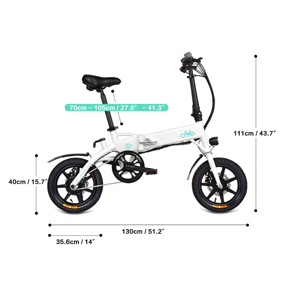 FIIDO D1 Electric Bike, Electric Folding E bike, Suitable For Commuting Electric Folding Bicycle easy-smart-way.myshopify.com