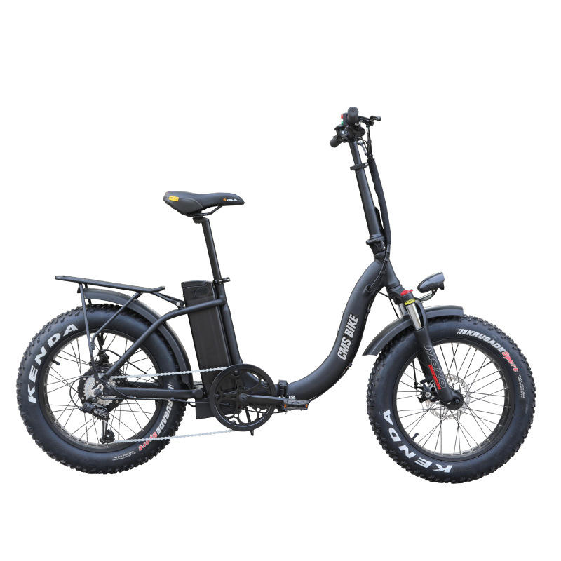 CMSBIKE CMSTD-20PW 36V 500W 10Ah Folding Electric Bicycle 20 Inches 30km/h Top Speed 50km Mileage Range LCD Screen Electric Bike