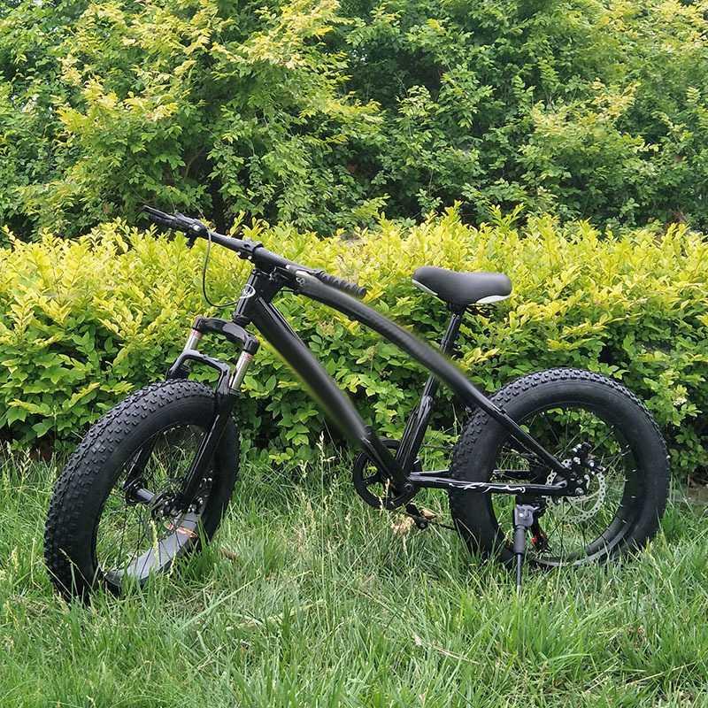 26 "snowmobile 4.0 big wide thick tire mountain bike absorption double disc brake integrated wheel beach road bike
