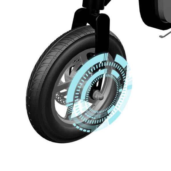 LOOKIS A7 250W Brushless Motor 12 Inches Folding Electric Bike 25km/h Max 30km Mileage Moped Bicycle Max Load 120kg