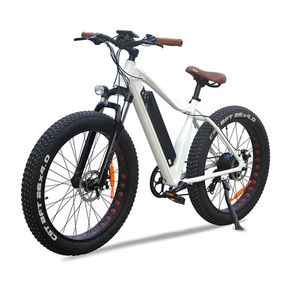VTUVIA 26 * 4.0'' Fat tire Mountain Electric bicycle 36V Li-ion battery 350W Brushless Motor E Bike 50km Long Distance Ebike