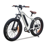 VTUVIA 26 * 4.0'' Fat tire Mountain Electric bicycle 36V Li-ion battery 350W Brushless Motor E Bike 50km Long Distance Ebike