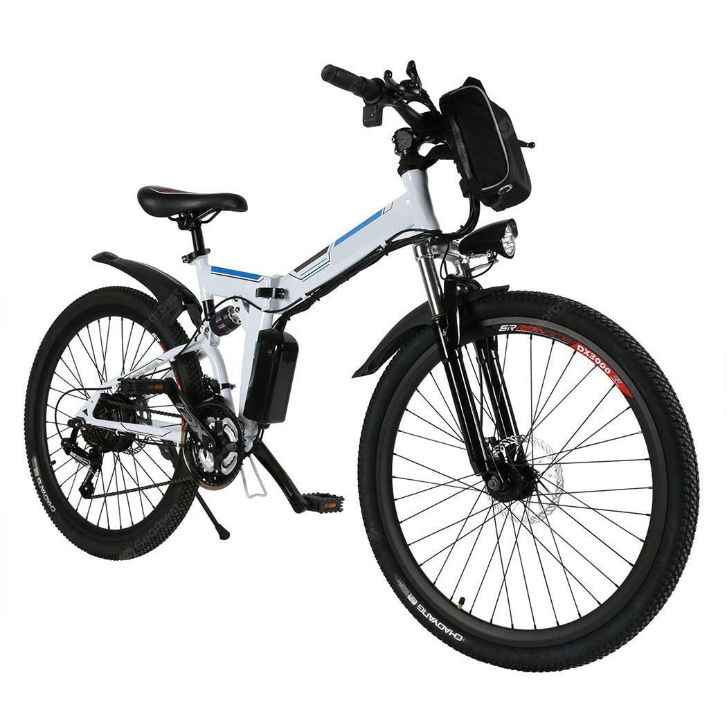 Ancheer 26inch 36V Foldable Electric Power Mountain Bicycle with Lithium-Ion Battery