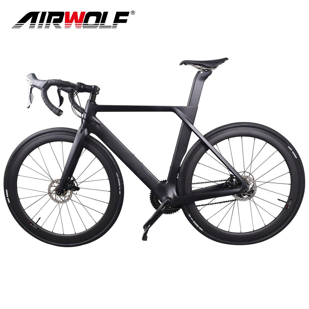Complete disc carbon road bike with Sh1mano 4700/R7000/R8000/R9100 carbon disc bike.