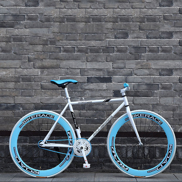Mountain Road Bike Fixed Gear 26 Inch Single Speed Retro Frame Man and Woman Students Adult Bicycle New