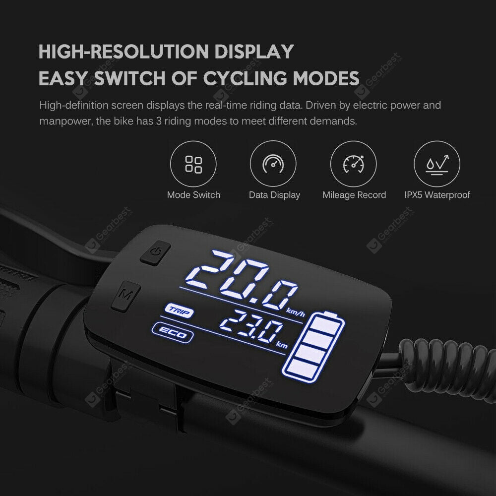 Original Xiaomi HIMO C20 Folding Electric Bicycle Moped E-Bike Power Assist 20 Inch 10AH