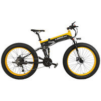 LANKELEISI XT750PLUS 48V 12.8AH 500W all-round motor electric bicycle 26 inch 4.0 fat tire MTB folding electric bicycle