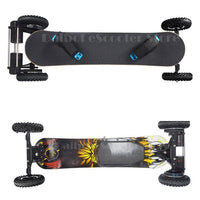 Dual Belt Motor 1650W*2 36V 35KM/H Off Road Electric Skateboard Scooter For Adults
