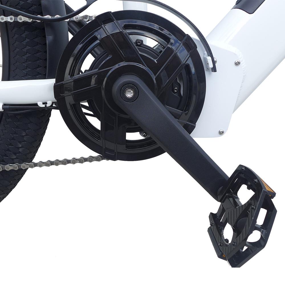 US Stock 26'' Cruiser 43V 500W Electric Bicycle 7 Speed Electric Bike Disc Brake Cycling Electric Bicycle 43V 12.5Ah Hidden Lithium Battery