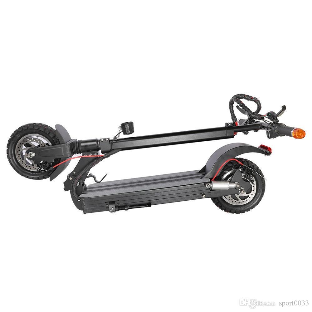 2020 New Tarsa T9 Off-road Folding Electric Scooter 500W Motor 48V/10Ah 40km/h 10 Inch Tire 180kg Load With Steering Lights