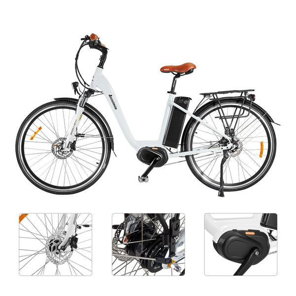 700C inch 36V 250W Bafang Max Motor MM G330.250CB Electric bicycle for Lady with Samsung-36V 14.5Ah Battery 700C city ebike
