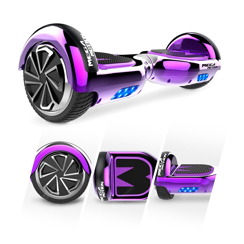 Mega Motion E1 Hoverboard 6.5 Self Balancing Scooter Premium Balance Board Strong Dual Motor
