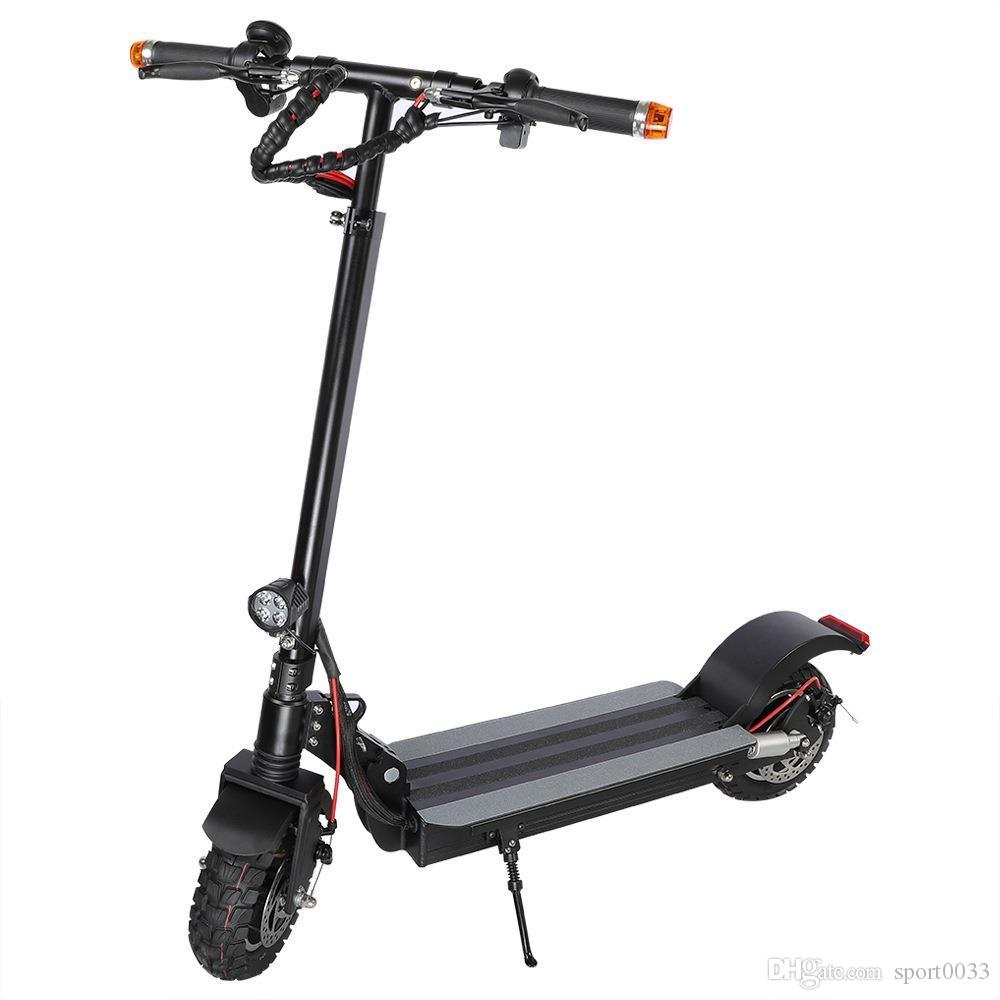 2020 New Tarsa T9 Off-road Folding Electric Scooter 500W Motor 48V/10Ah 40km/h 10 Inch Tire 180kg Load With Steering Lights