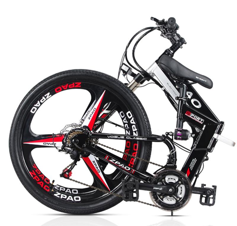 Sales Promotional 48V 350W E-Bike 3*7 Speed Gears MTB Bicycle LCD Displayer Disc Brake Cheap Foldable Electric Bike