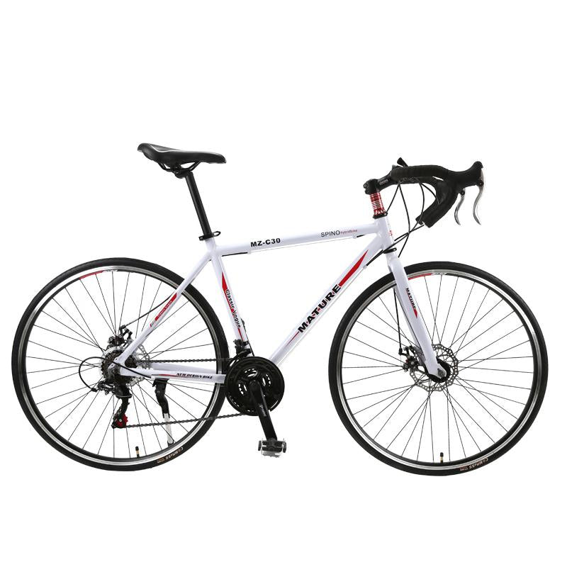 700C road bike 21/27/30 speed ultra light aluminum alloy frame double disc brake high quality Student adult road cycling bicycle