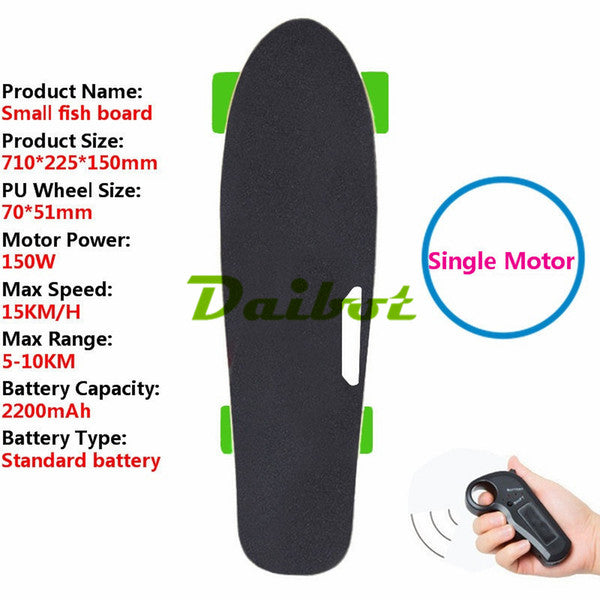 Ship from USA Europe Four Wheel Electric Skateboard Wireless Remote controller Scooter Plate Board hoverboard unicycle V63m#