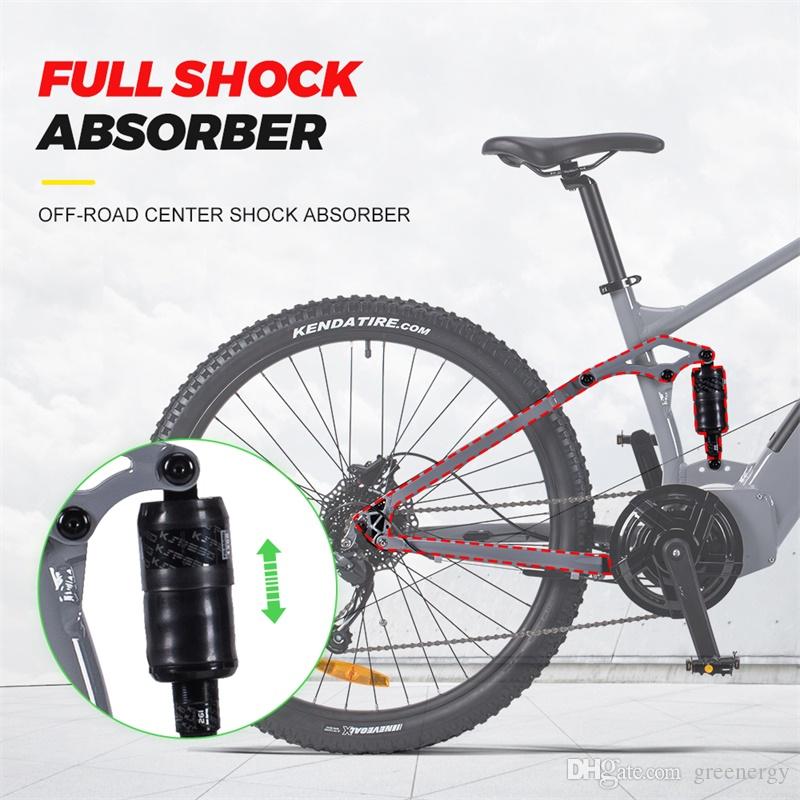 27.5 inch 43V 500W Electric Bicycle 9 Speed Electric Bike Disc Brake Center Shock Absorber Bike Electric Bicycle with Hidden Lithium Battery