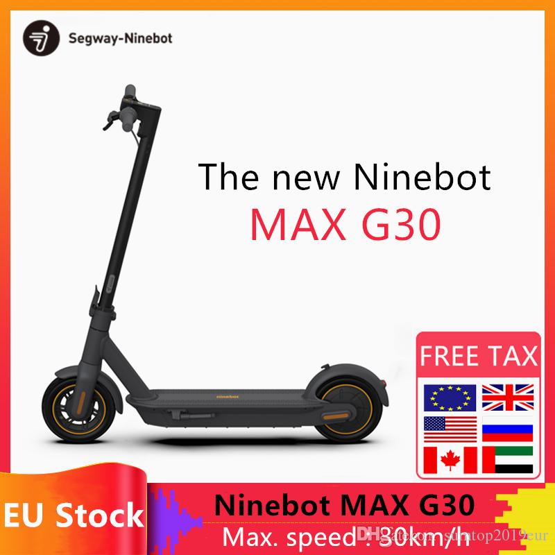 Original Ninebot by Segway MAX G30 Smart Electric Scooter foldable 65km Max Mileage KickScooter Dual Brake Skateboard With APP