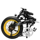 LANKELEISI X2000Plus Folding Electric Bike Big Tire MTB 500W 48V All Terrain Three Riding Modes 7 Speed