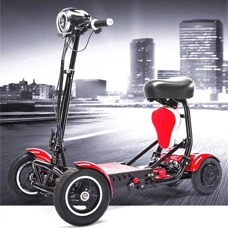 Daibot Four Wheel Electric Skateboard Portable Electric Scooters 10 Inch 36V Foldable Electric Scooter For Disabled/Elderly