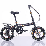 the Latest 16 inch folding bike disc brake portable type fold bicycle Shocking proof bikes Recreational bicycle lady student Travel tools