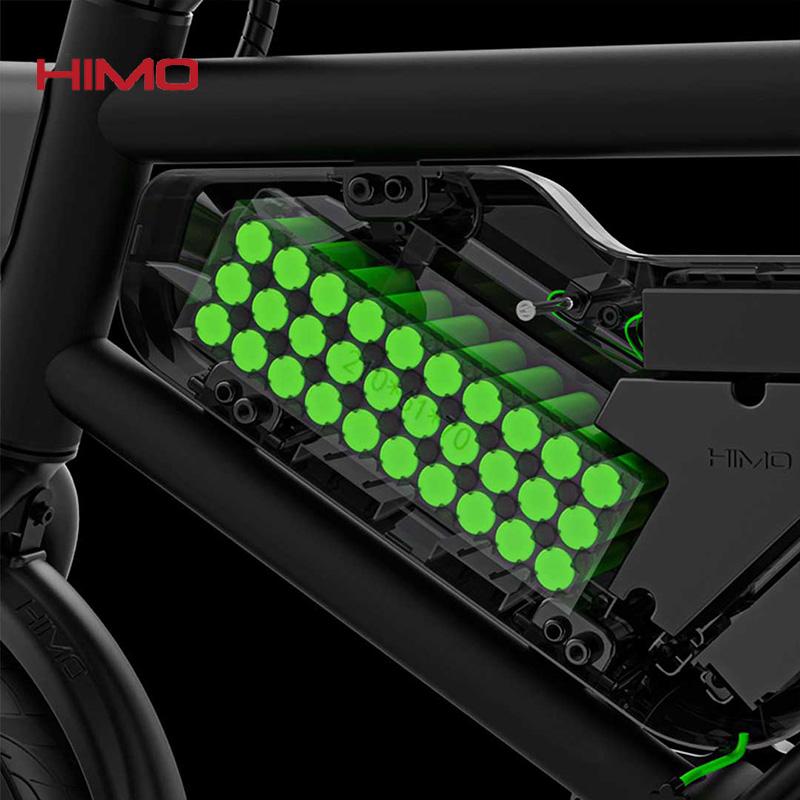 HIMO V1S Mopied Electric Bike max load 100kg for adults accessories light Mini Folding Portable Electric Bicycle