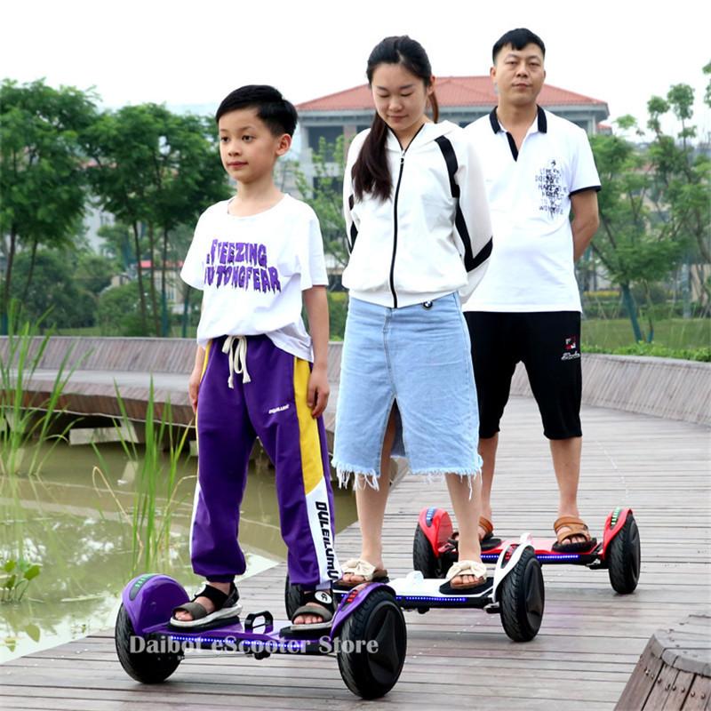Daibot Off Road Electric Scooter Foldable 2 Wheels Self Balancing Scooters Dual Drive 250W 36V Hoverboard Skateboard Bluetooth
